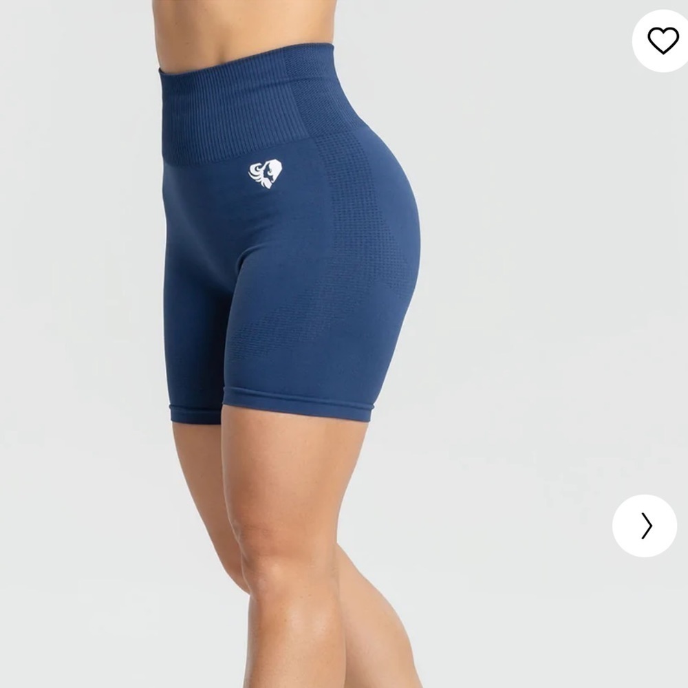 Women’s best seamless power cycling shorts. NWT. Sapphire blue.
